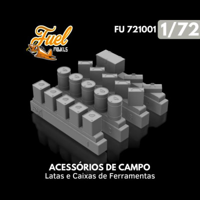 [FUEL MODELS] Set de Acessórios de Campo Escala 1/72 - Resina
