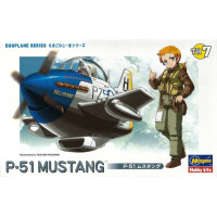 [HASEGAWA] P-51 Mustang - Egg Plane Series