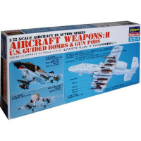 [HASEGAWA] U. S. Guided Bombs & Gun Pods Escala 1/72