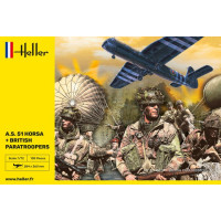 [HELLER] AS.51 Horsa + British Paratroopers Escala 1/72