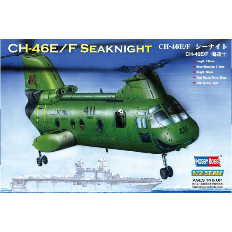 HOBBYBOSS] CH-46E/F SeaKnight Escala 1/72