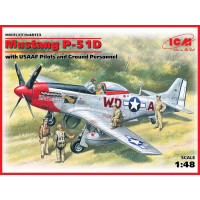 [ICM] Mustang P-51D + Personel Escala 1/48