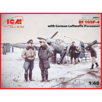 [ICM] Messerschmitt Bf 109F-4 + Personel Escala 1/48