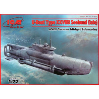 [ICM] U-Boat Type XXVIIB Seehund (Late) Escala 1/72