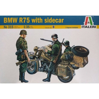 [ITALERI] BMW R75 With Sidecar Escala 1/35