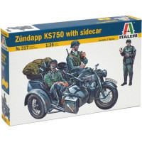 [ITALERI] Zundapp KS750 With Sidecar Escala 1/35
