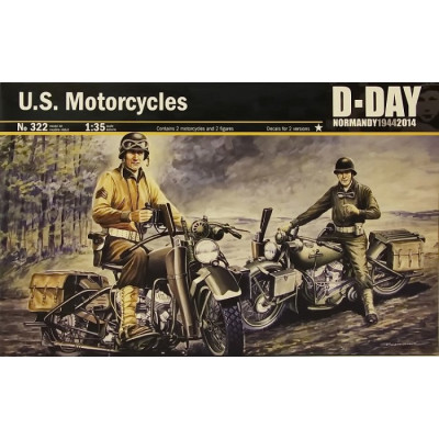[ITALERI] U.S. Motorcycles Escala 1/35