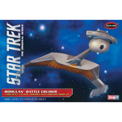 [POLAR LIGHTS] STAR TREK - Romulan Battle Cruiser Escala 1/1000