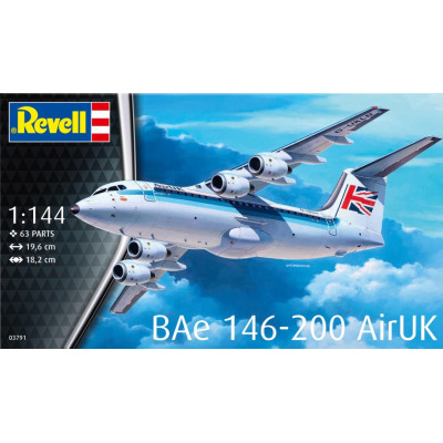 [REVELL] Bae 146-200 AirUK (RJ85) Escala 1/144
