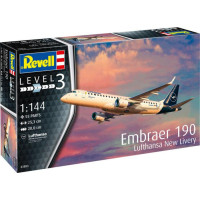 [REVELL] Embraer 190 Lufthansa New Livery Escala 1/144