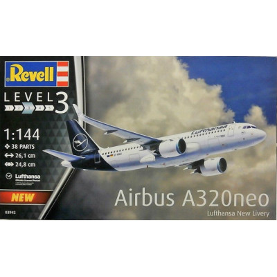 [REVELL] Airbus A320neo Lufthansa New Livery Escala 1/144