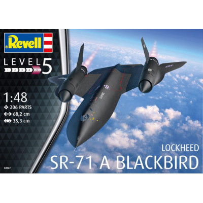 [REVELL] Lockheed SR-71A Blackbird Escala 1/48