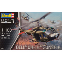[REVELL] Bell UH-1H Gunship HUEY Escala 1/100