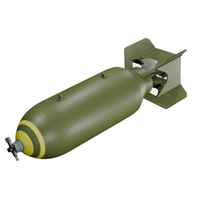 [SEMPERFI] 4824 AN-M64A1 500lb GP Bomb U.S. WWII Escala 1/48 - Resina
