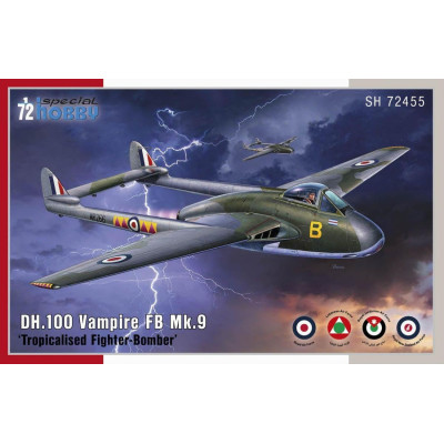 [SPECIALHOBBY] D.H. 100 Vampire FB Mk.9 Escala 1/72