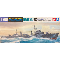 [TAMIYA] Japanese Navy Destroyer Matsu - Water Line Series Escala 1/700