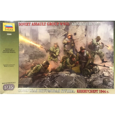 [ZVEZDA] Soviet Assault Group WWII Köningsberg 1944 Escala 1/35