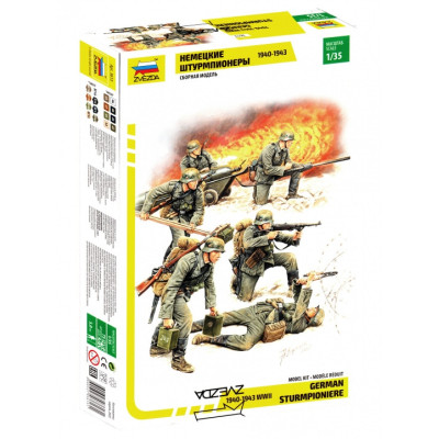 [ZVEZDA] German Sturmpioniere 1940-1943 WWII Escala 1/35