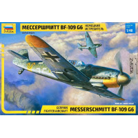 [ZVEZDA] German Fighter Messerschmitt BF-109 G6 Escala 1/48
