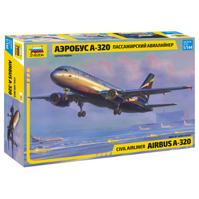 [ZVEZDA] Airbus A320 Aeroflot Escala 1/144