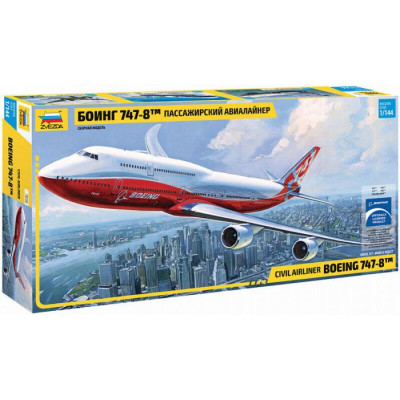 [ZVEZDA] Boeing 747-8 Escala 1/144