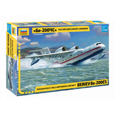 [ZVEZDA] Russian Multi-Role Amphibious Aircraft Beriev Be-200ES Escala 1/144