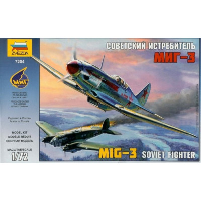 [ZVEZDA] MIG-3 Soviet Fighter Escala 1/72