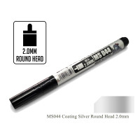 [MOSHI] Gundam Metallic Marker Pen Silver 2.0mm