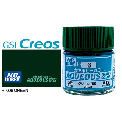 [GUNZE] Aqueous Hobby Color H006 Green 10ml