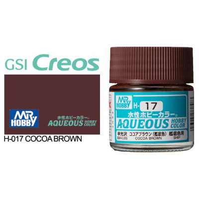 [GUNZE] Aqueous Hobby Color H017 Cocoa Brown 10ml