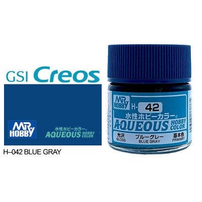 [GUNZE] Aqueous Hobby Color H042 Blue Gray 10ml