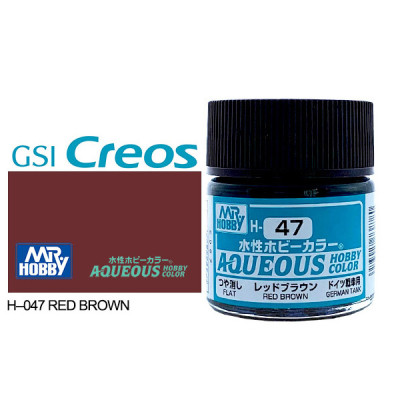 [GUNZE] Aqueous Hobby Color H047 Red Brown 10ml