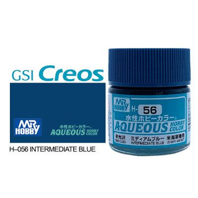 [GUNZE] Aqueous Hobby Color H056 Intermediate Blue 10ml
