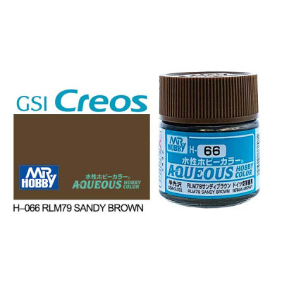 [GUNZE] Aqueous Hobby Color H066 RLM 79 Sandy Brown 10ml