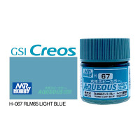 [GUNZE] Aqueous Hobby Color H067 RLM 65 Light Blue 10ml
