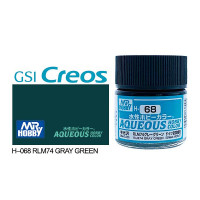 [GUNZE] Aqueous Hobby Color H068 RLM 74 Dark Gray 10ml