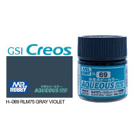 [GUNZE] Aqueous Hobby Color H069 RLM 75 Gray Violet 10ml