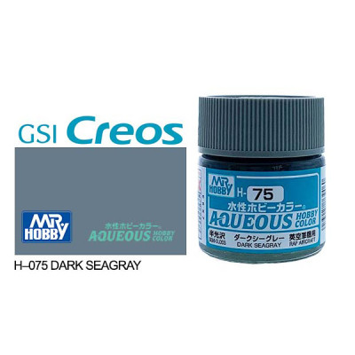 [GUNZE] Aqueous Hobby Color H075 Dark SeaGray 10ml