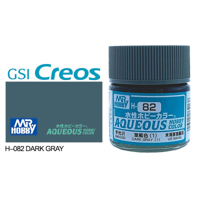 [GUNZE] Aqueous Hobby Color H082 Dark Gray 10ml