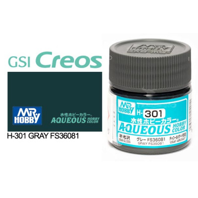[GUNZE] Aqueous Hobby Color H301 Gray FS 36081 10ml