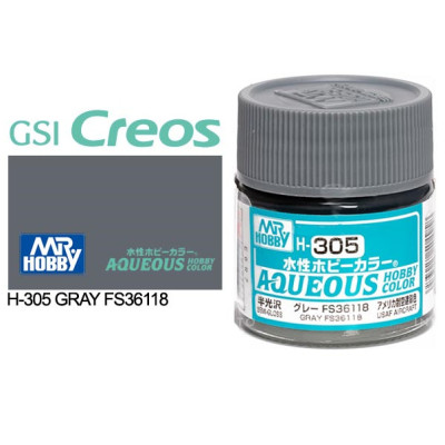 [GUNZE] Aqueous Hobby Color H305 Gray FS 36118 10ml