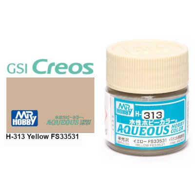 [GUNZE] Aqueous Hobby Color H313 Yellow FS 33531 10ml