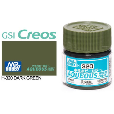 [GUNZE] Aqueous Hobby Color H320 Dark Green 10ml