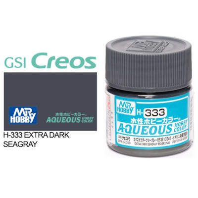 [GUNZE] Aqueous Hobby Color H333 Extra Dark Seagray