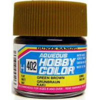 [GUNZE] Aqueous Hobby Color H402 Green Brown 10ml