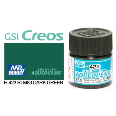 [GUNZE] Aqueous Hobby Color H423 RLM 83 Dark Green 10ml
