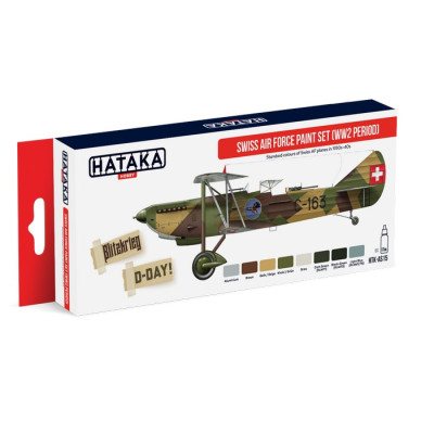 [HATAKA] AS15 Swiss Air Force Paint Set (WW2 period)