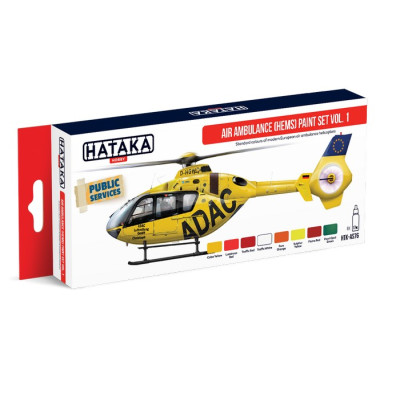 [HATAKA] AS76 Air Ambulance (Hems) paint set vol. 1