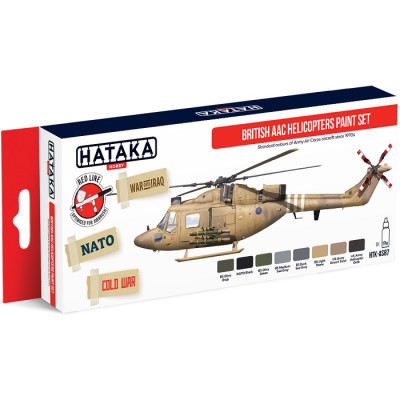 [HATAKA] AS87 British AAC Helicopters paint set