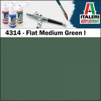 [ITALERI] 4314 Flat Medium Green (I) 20ml